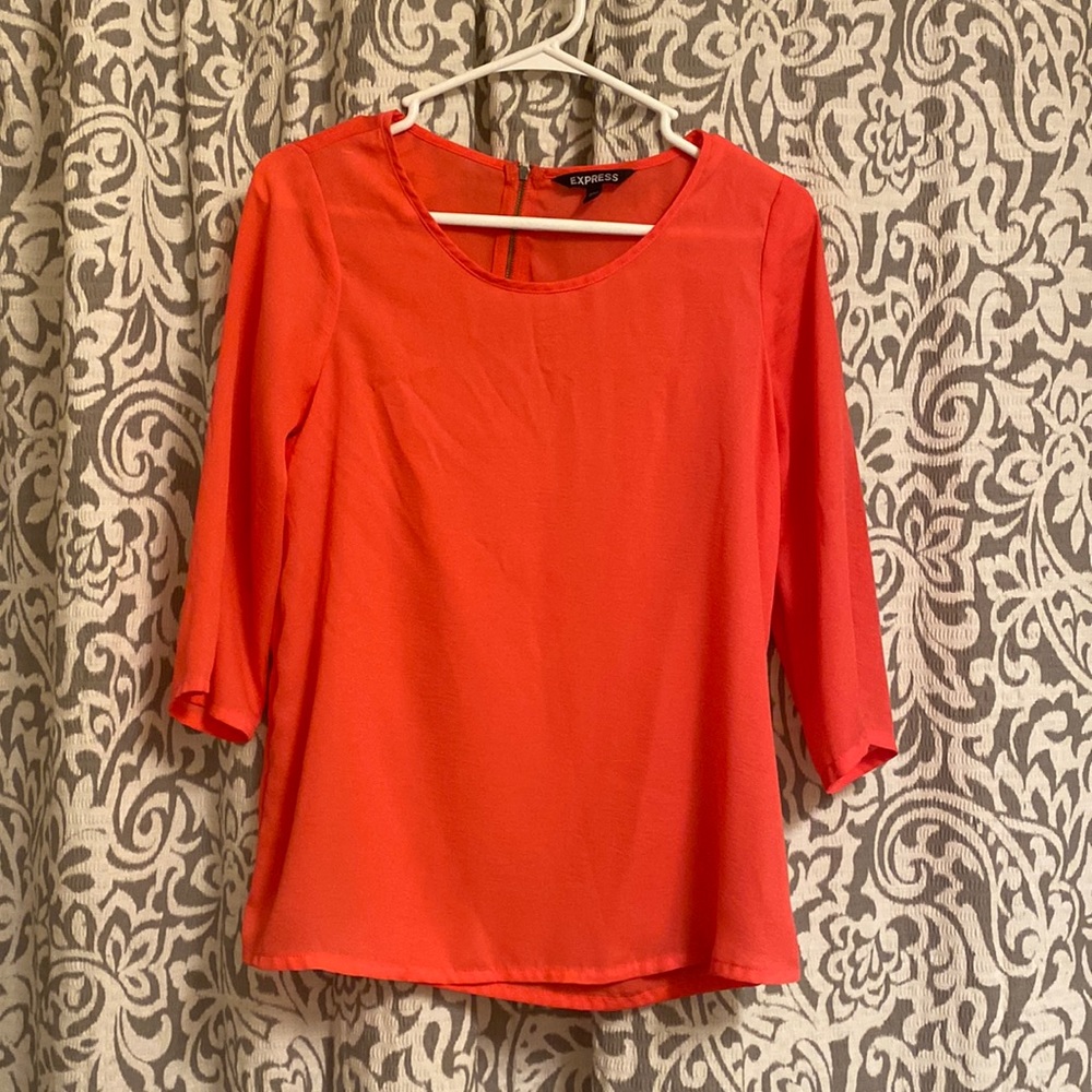 HOT PINk women’s 3/4 length top